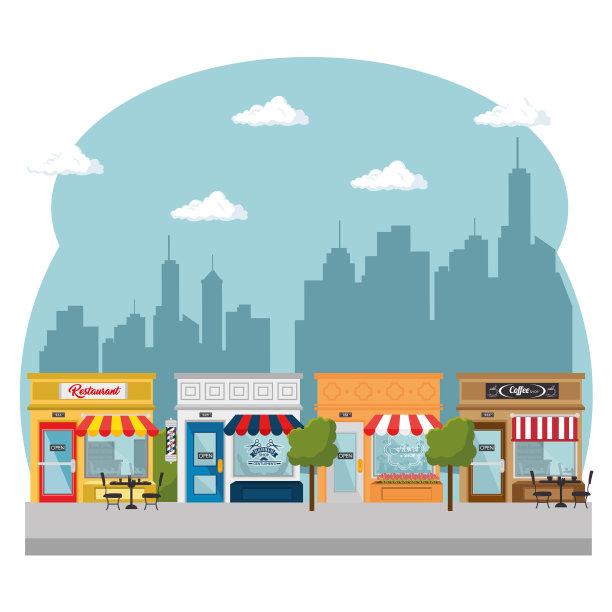 购物商店设计图片下载