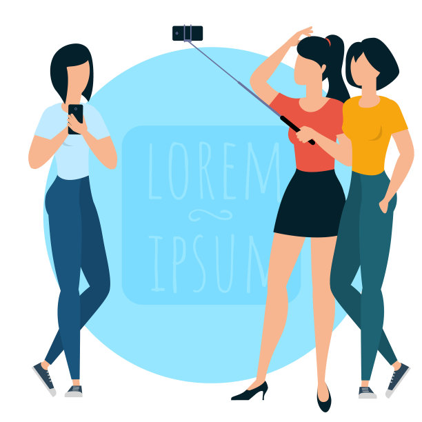 有手机的时尚年轻人图片下载