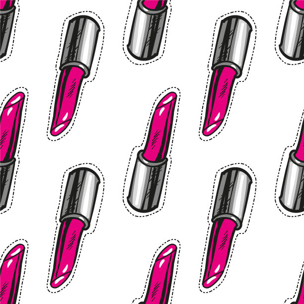 无缝时装图案化妆系列图片下载