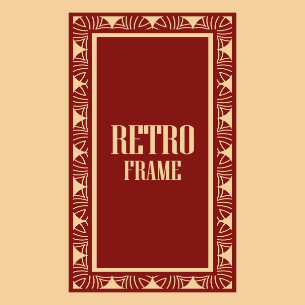 装饰艺术框架图片下载