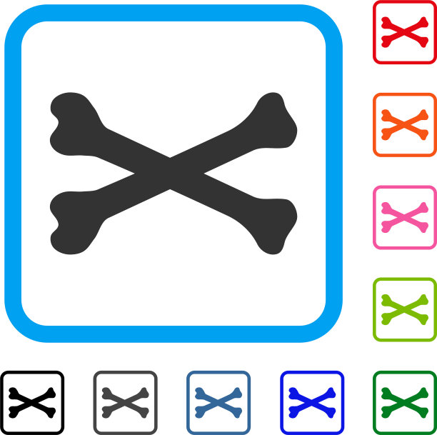 骨骼框架图标图片下载