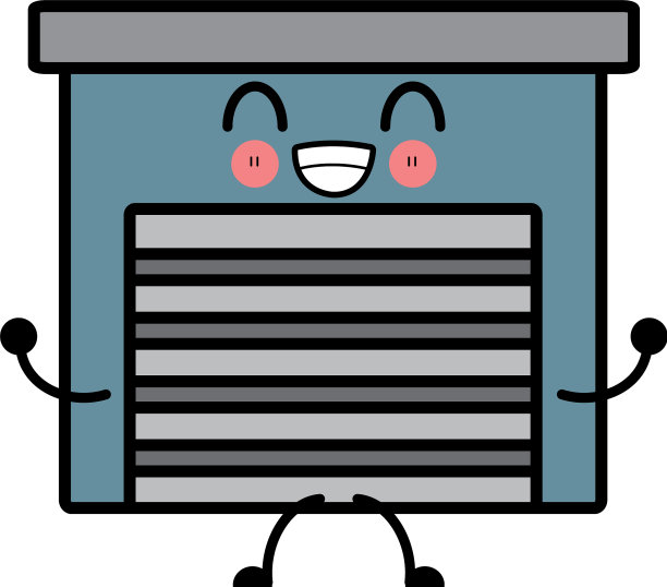 车库孤立符号可爱可爱卡通图片下载