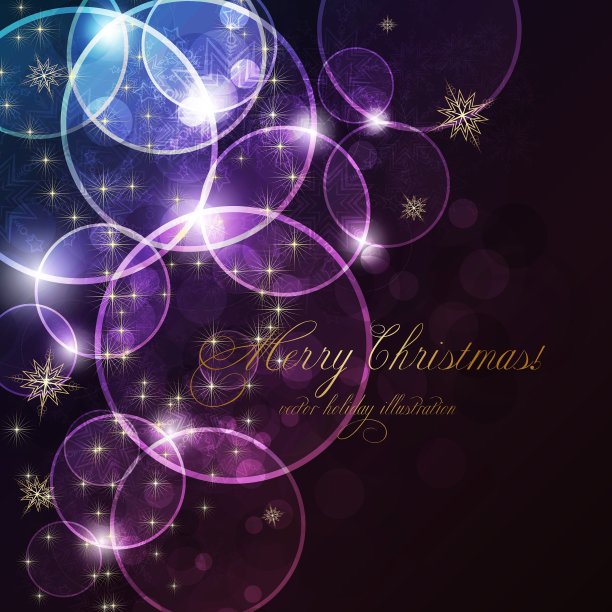 浪漫的圣诞背景图片下载