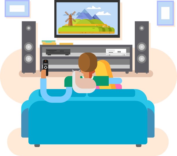 室内家庭影院图片下载