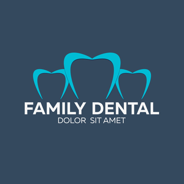 家庭牙科标志牙科诊所牙医标志图片下载