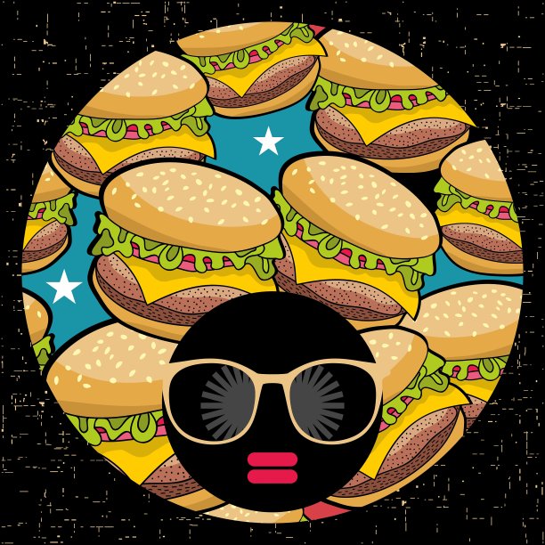 有魅力的深色皮肤和创造性的女人图片下载