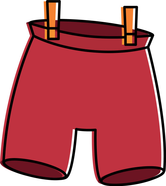 干净的衣物挂标图片下载