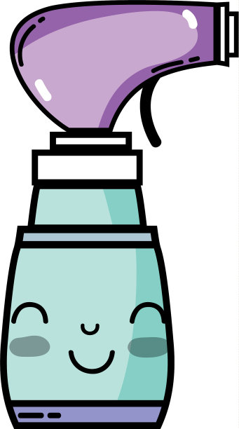 可爱可爱快乐喷雾瓶图片下载