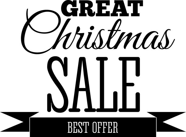 圣诞节销售铭文图片下载