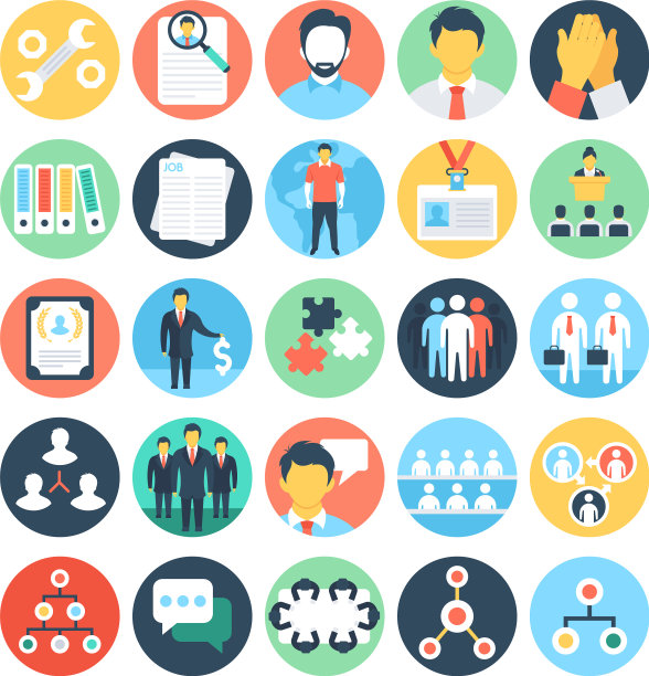 团队合作与组织图标4图片下载