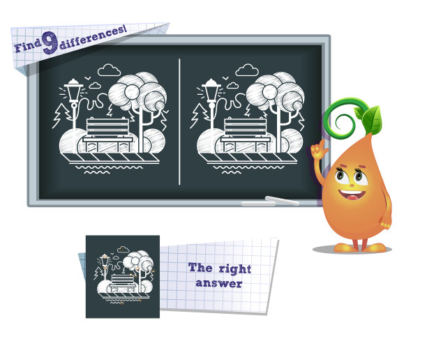 游戏找到9个差异公园图片下载