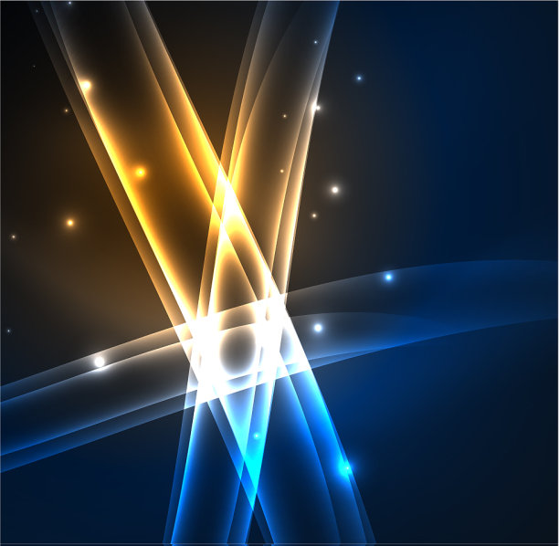 能量线在黑暗中发光图片下载