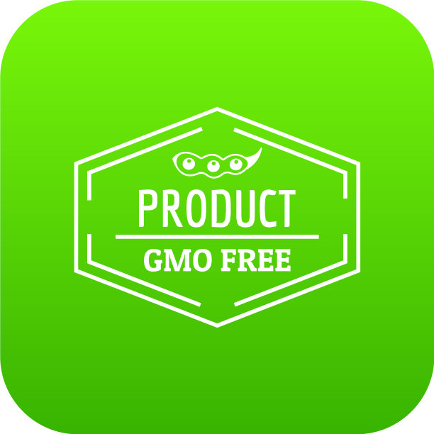 无转基因图标绿色图片下载