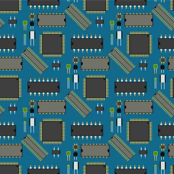 计算机芯片技术处理器电路图片下载