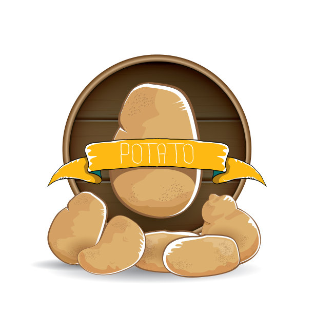 红薯的标签上堆满了红薯图片下载