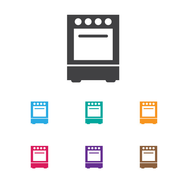 炊具图标上的炊具符号图片下载