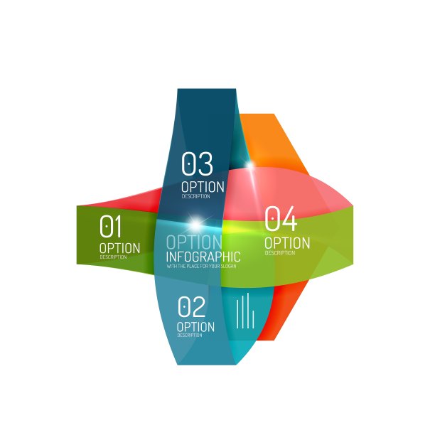 抽象背景几何信息图形选项图片下载