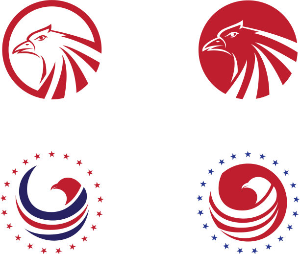 鹰翼标志模板图片下载