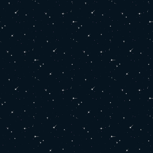 星空与星光的无缝图案图片下载