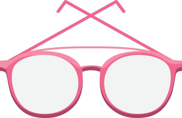 样式眼镜孤立图标图片下载
