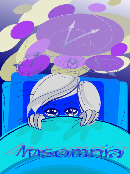 女性失眠图片下载