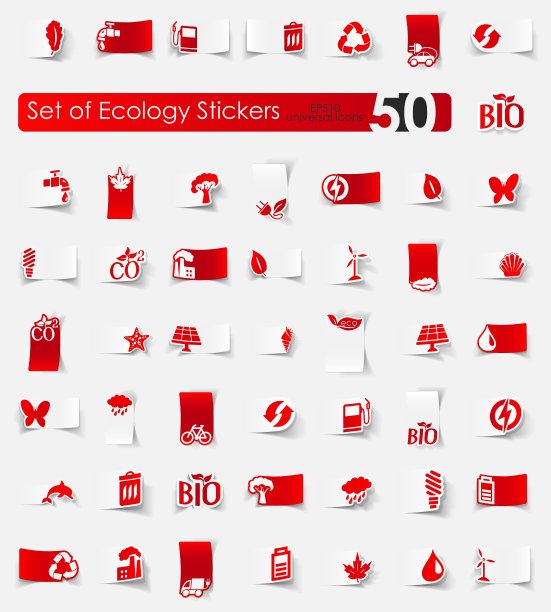 生态贴纸套装图片下载