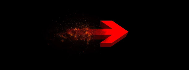 抽象的红色箭头图片下载