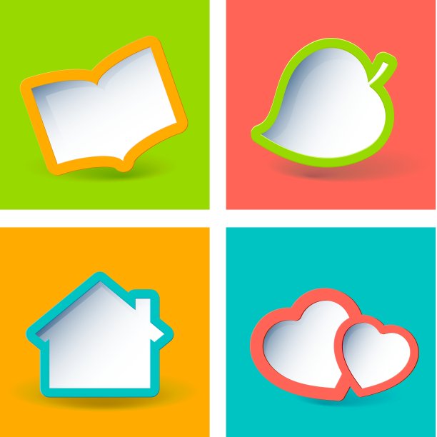 复古风格的纸框图片下载