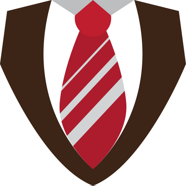 男性服装与领带图标图片下载