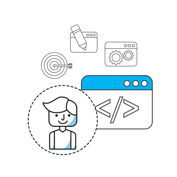 搜索引擎优化平面图标图片下载