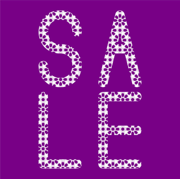 出售东方风格的图案，阿拉伯风格的紫色图片下载