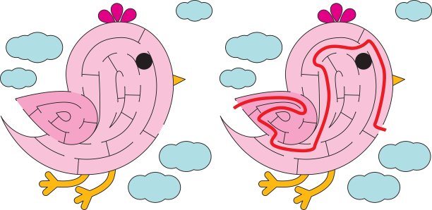 容易鸟迷宫图片下载