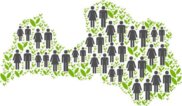 人口拉脱维亚地图图片下载