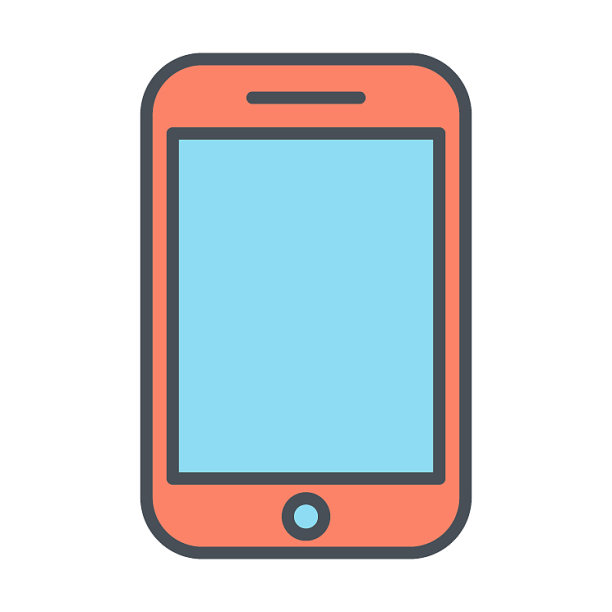 电话线路图标线性符号图片下载