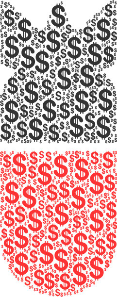 航空炸弹拼贴美元图片下载