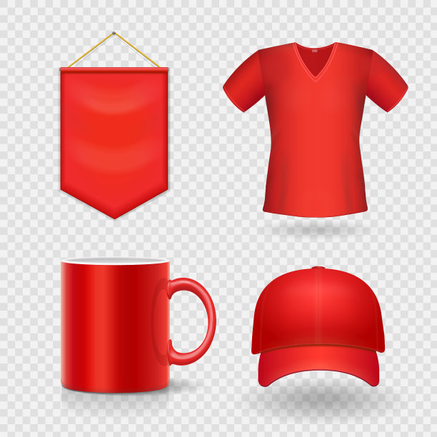 空白的企业宣传红色身份礼品图片下载