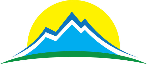 山景徒步标志图片下载