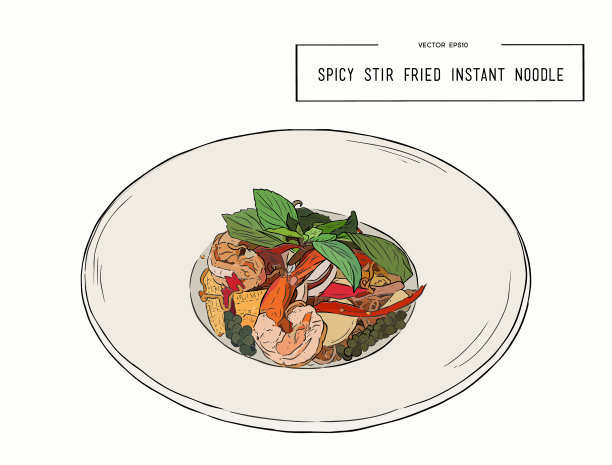 麻辣炒面图片下载