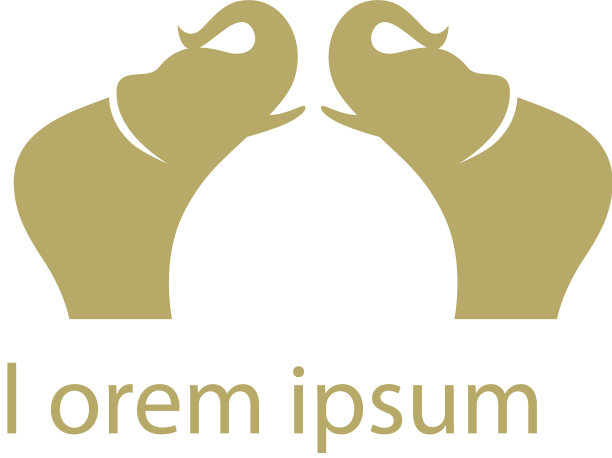 黄金的大象图片下载