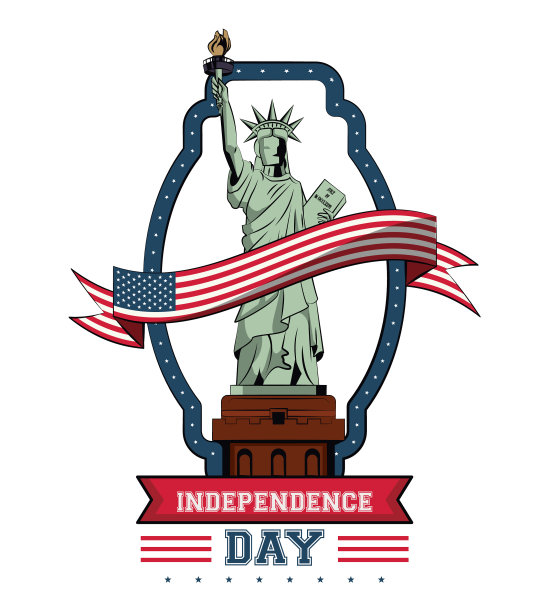 美国独立日卡片图片下载
