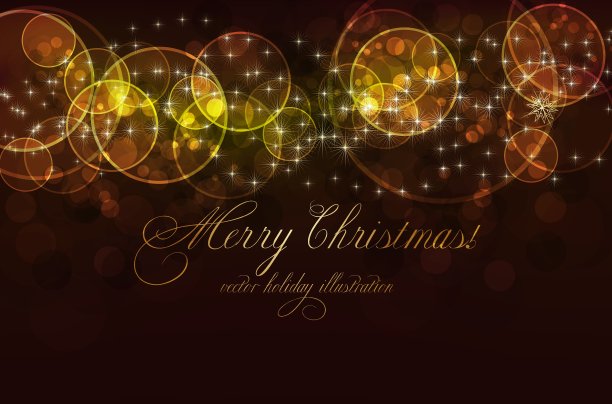 浪漫的圣诞背景图片下载