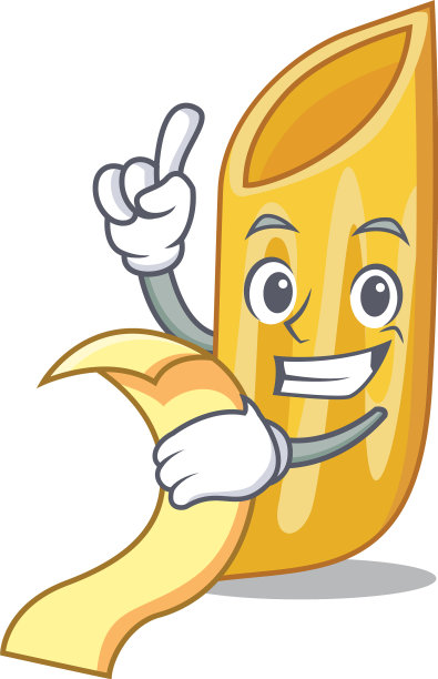 与菜单通心粉卡通人物图片下载