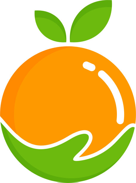 关怀水果标志图标设计图片下载