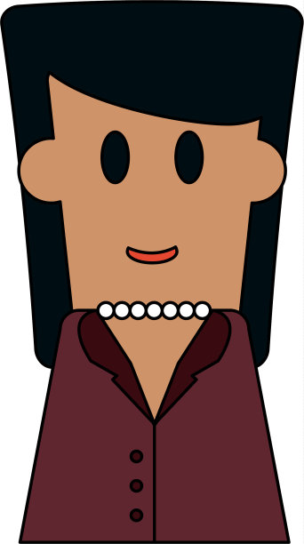 女人卡通偶像形象图片下载