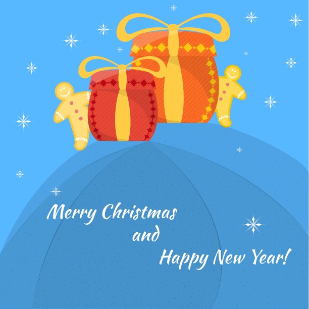 圣诞礼品卡图片下载