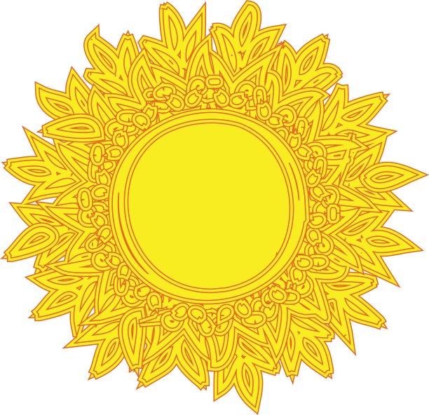 一幅太阳纠缠式的图像图片下载