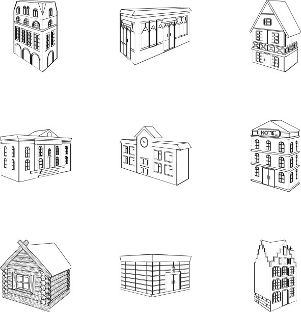 市政大厦银行办公大楼图片下载