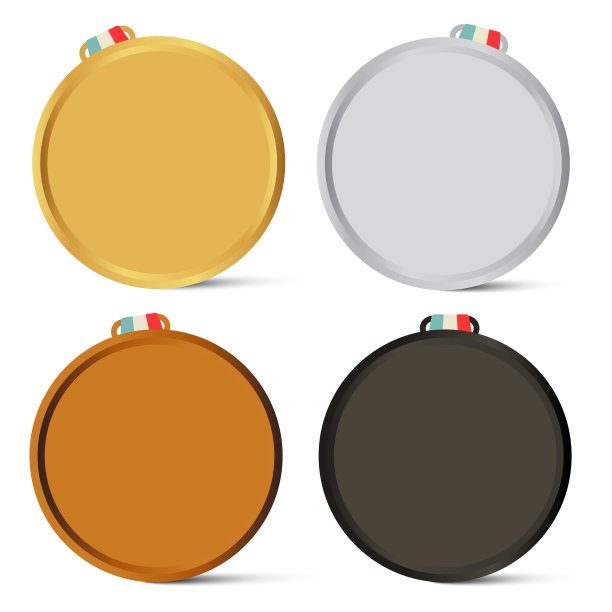 奖章设置空金，银，铜奖对象图片下载