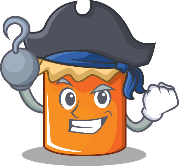 海盗果酱角色卡通风格图片下载