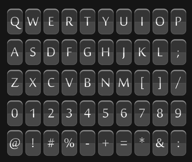 数字和字母计数器平面设计图片下载